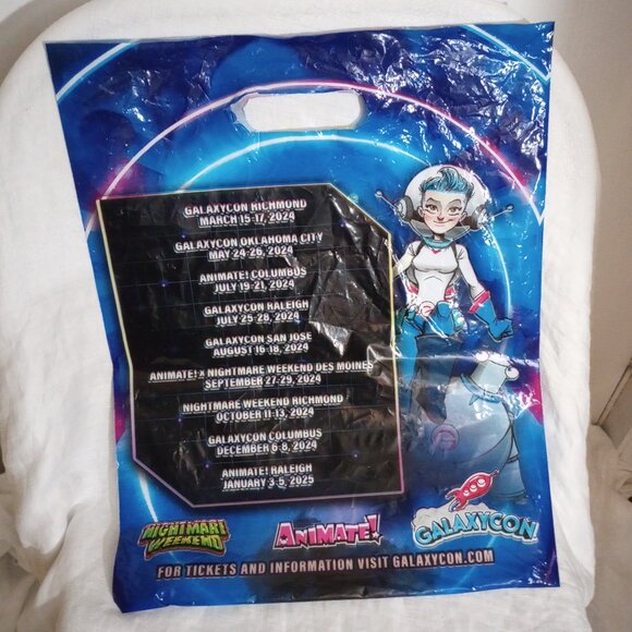 GalaxyCon Richmond 2024 Official Convention Program Booklet & Bag, Pre-Owned - Picture 5 of 5